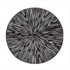 6pcs Fireworks Bronzing PVC Placemats Hollow Out Washable Reusable