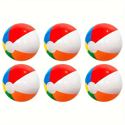 6pcs 6 Beach Balls 12 6inch Outdoor Beach Games Party Balloons Toys