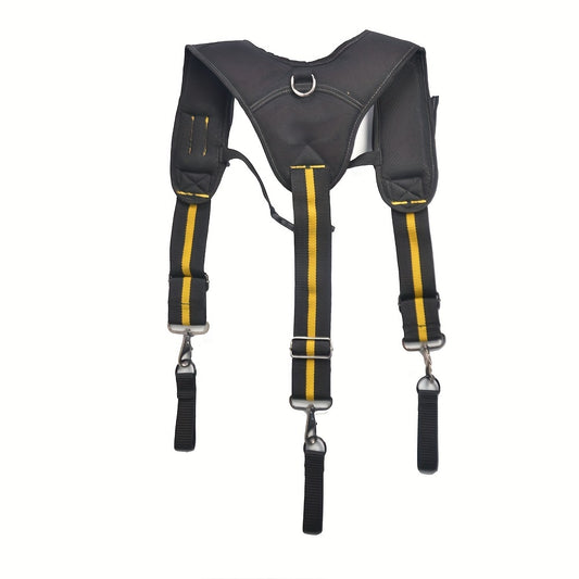 Tool Belt Suspenders Nail Pocket Set Adjustable Lumbar Support
