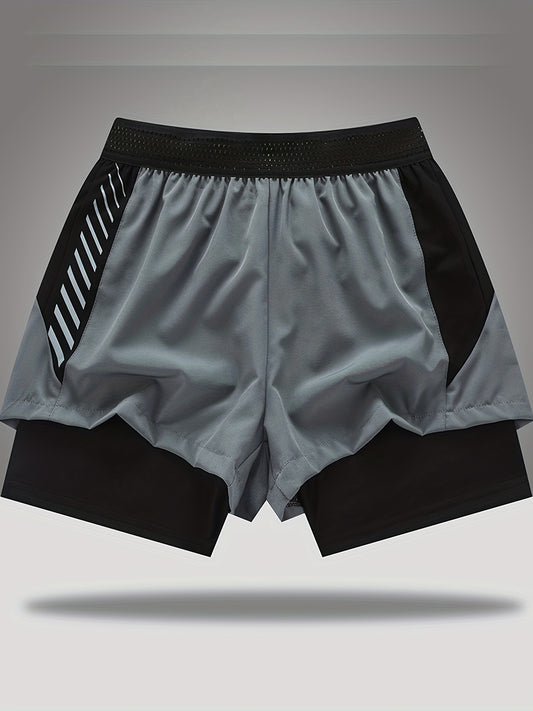 Men's Running Shorts Lightweight Quick Dry Elastic Waistband Shorts