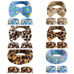3pcs Leopard Print Hair Bundle Set