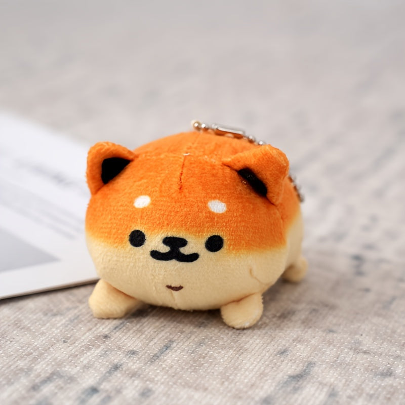 Corgi Toast Bread Japanese Plush Doll Pendant