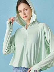 Women's UV Protection Hooded Coat for Outdoor Sports