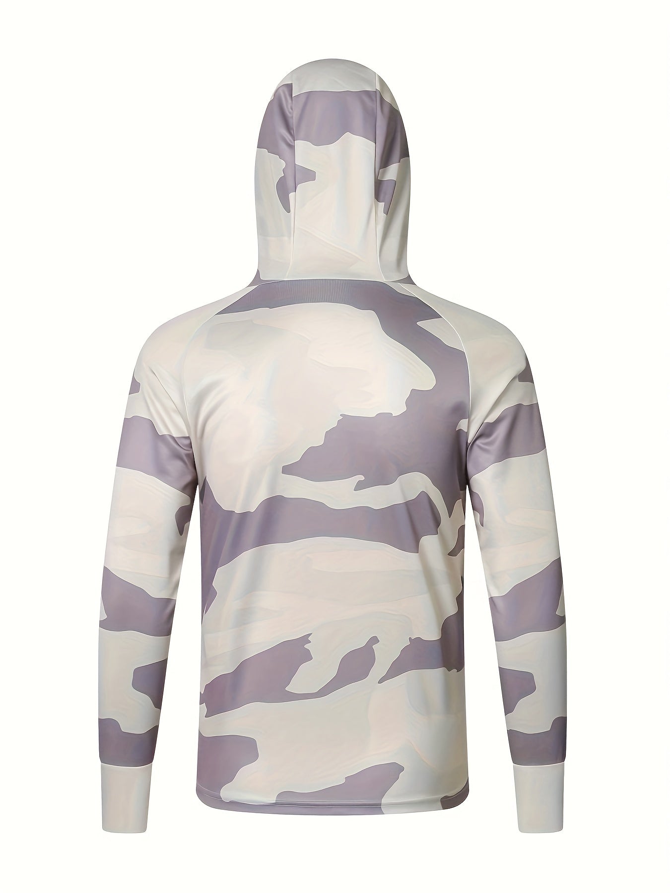 Men's Camo UPF 50 Sun Protection Hooded Jacket