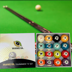 1pc Billiard Set With 16 Table Balls 2 1 4 Regulation Size Bright