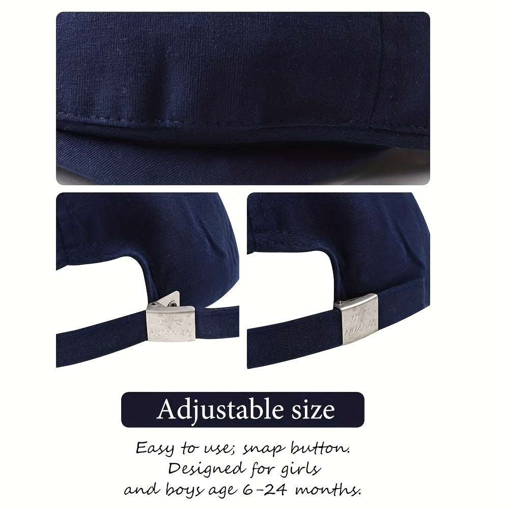 Casual British Beret Spring Summer Sun Breathable Hat for Children Baby