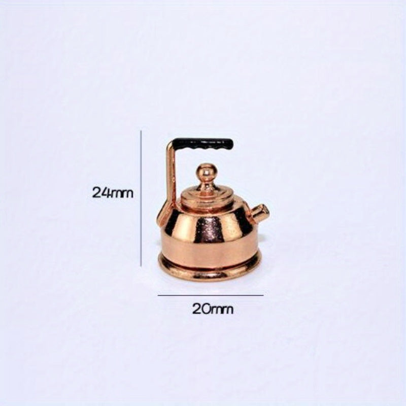 Mini Old Fashioned Hot Water Pot Kettle Toy Kitchenware Accessories