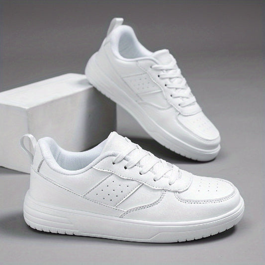Women's Breathable Solid Sneakers Lace Up Low Minimalist Shoes