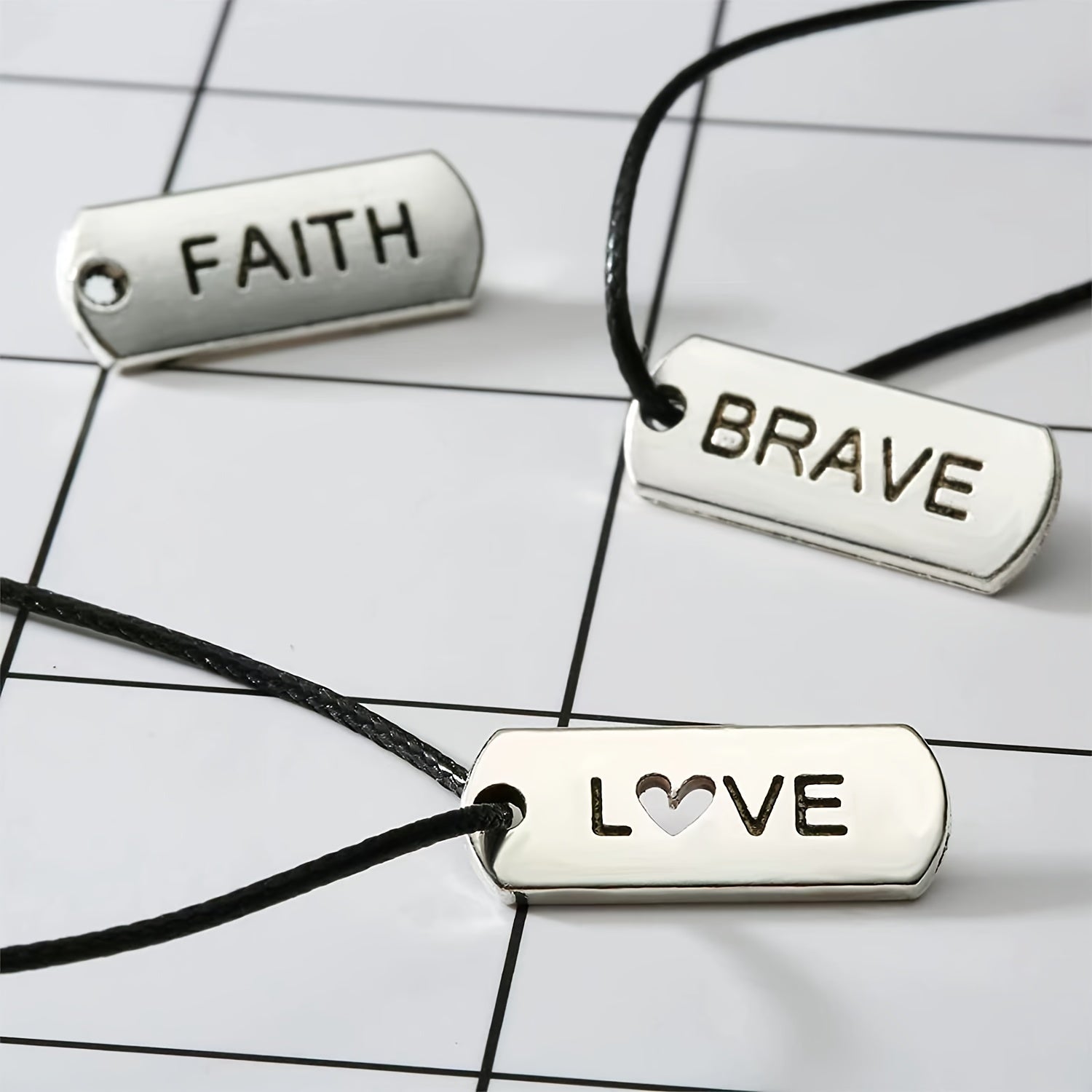 80pcs Word Charms Pendants for DIY Jewelry Making