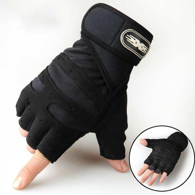 Unisex Breathable Fitness Gloves with Sunshade Closure