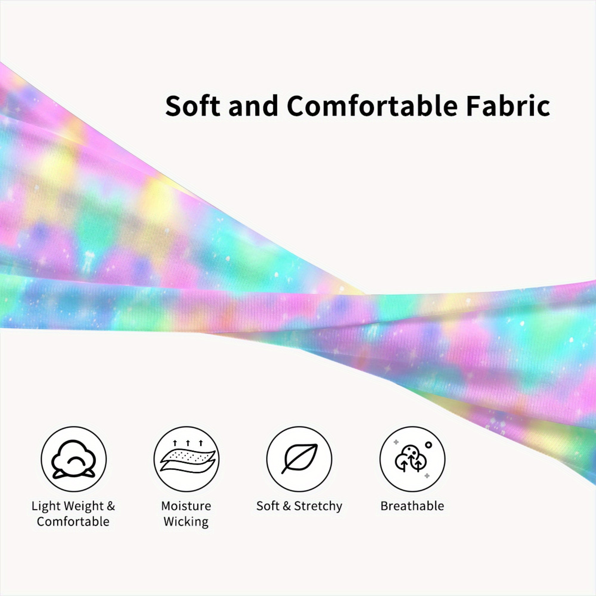 Rainbow Breathable Headband Men Women Sport Fitness Casual