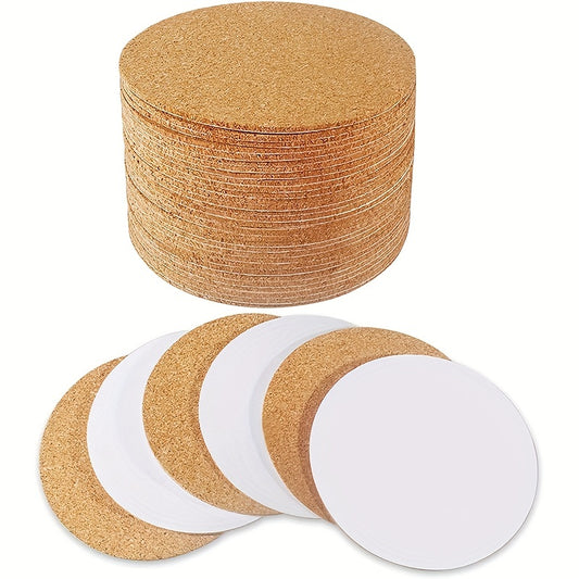 30pcs Self Adhesive Cork Spacer Rounds 4inch Cork Tiles DIY Crafts