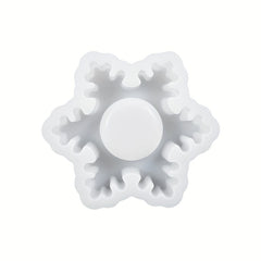 Snowflake Candle Holder Silicone Mold - DIY Christmas Decor