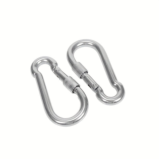 Heavy Duty Locking Carabiner Stainless Steel Snap Hooks