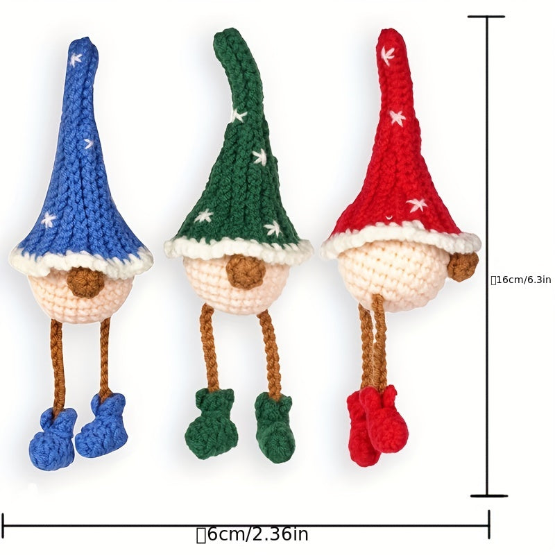 DIY Crochet Material Bag Hook Knitting Wool Doll Elf Christmas Fabric