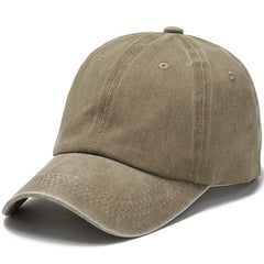 Men's Vintage Baseball Cap Solid Light Plate Cap Outdoor Sun Visor Cap