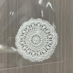 1/12 Scale Dollhouse Decor Lace Table Mat Fabric Accessory