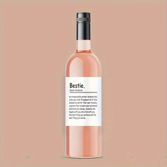 6pcs Funny Happy Birthday Wine Bottle Stickers For Friends, Self Adhesive