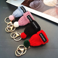 Woolen Hat Key Chain Pendant Women's Bag Jewelry Charm