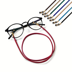 Eyeglass Strap Chain Leather Braided Glasses Retainer Cord Lanyard