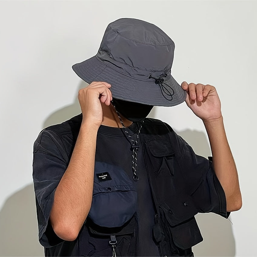 Outdoor Packable Bucket Hat Sunshade Waterproof Fishing Hat