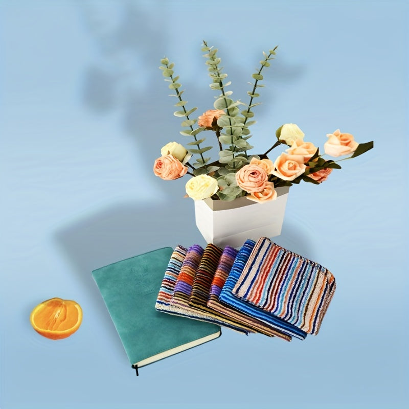 12pcs Thickened Double-sided Dish Towels Soft Absorbent Square Towels