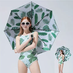 High Automatic Compact Umbrella Waterproof Windproof UV Protection
