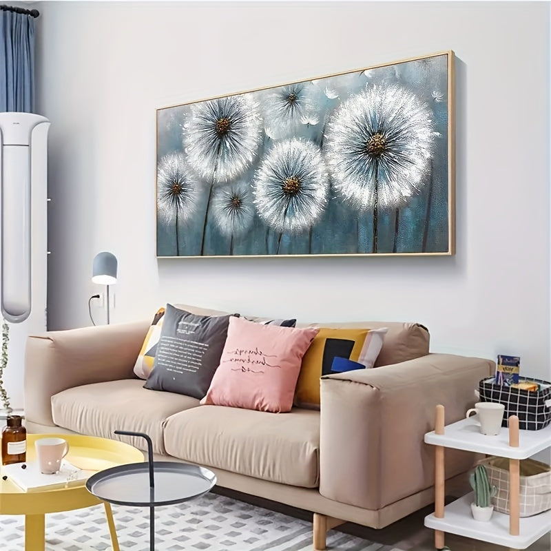 5D Dandelion Flower Diamond Painting Kit - DIY Rhinestone Embroidery Picture