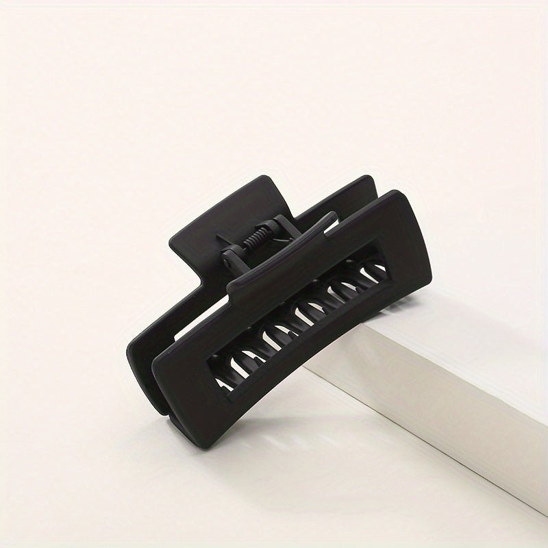 Matte Steel Hair Claw Ponytail Holder Hair Accessories