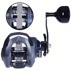 OUYALINE Baitcasting Fishing Reel 7.2:1 Gear Ratio 15kg Max Drag Waterproof