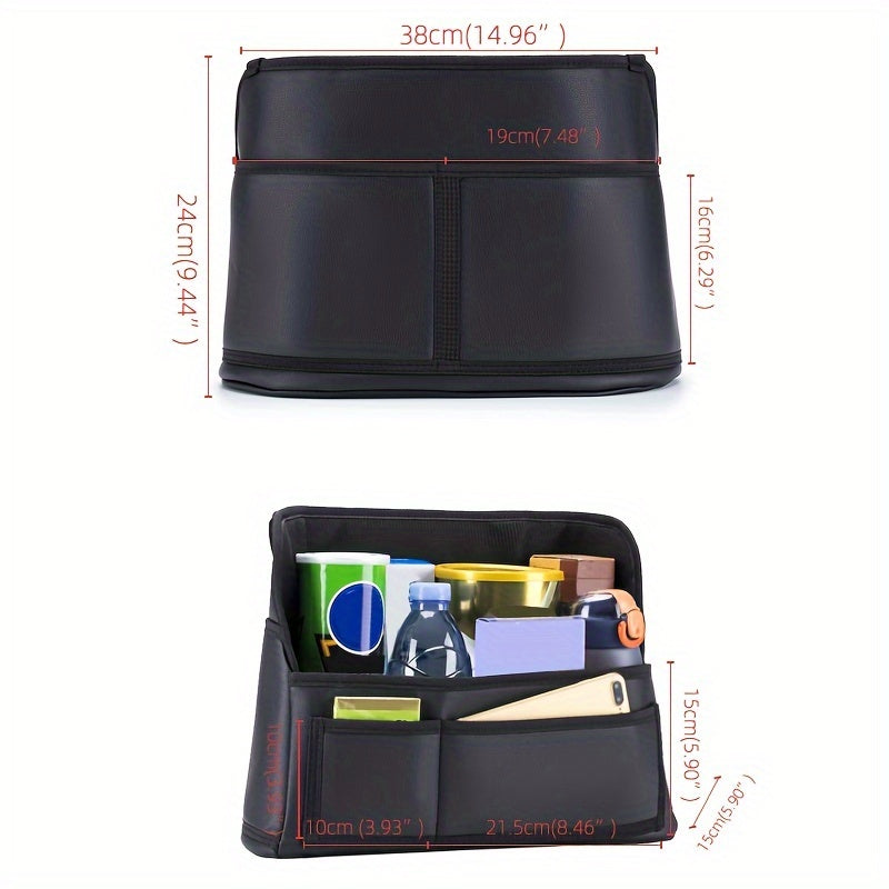 Car Armrest Box Center Console Storage Bag Anti-child Hanging Bag