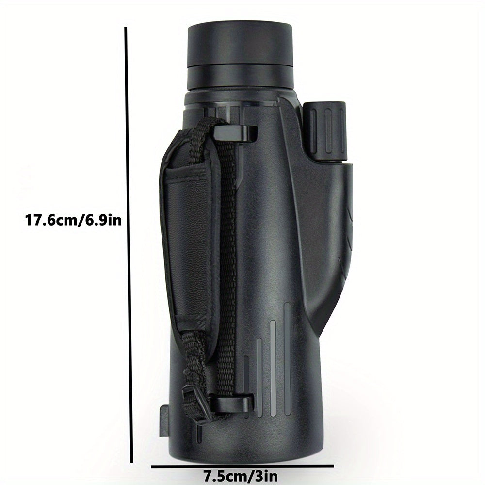 HD 10X Monocular Telescope ABS Material 50mm Lens Ideal for Bird Watching