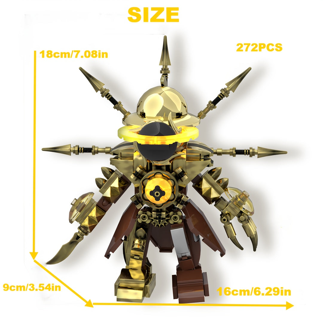 Clockman Building Blocks Set, 608pcs & 272pcs, Anime Game Theme, ABS Plastic