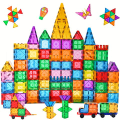Magnetic Building Blocks 124pcs Learning Educational Toys