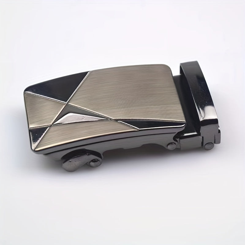 Metal Texture Automatic Belt Buckle for Men
