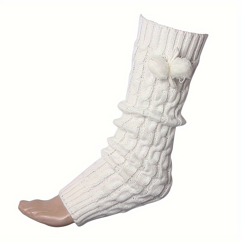 Women's Knitted Harajuku Leg Socks Warm Cold Leg Warmer