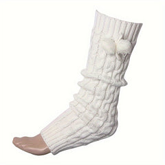 Women's Knitted Harajuku Leg Socks Warm Cold Leg Warmer