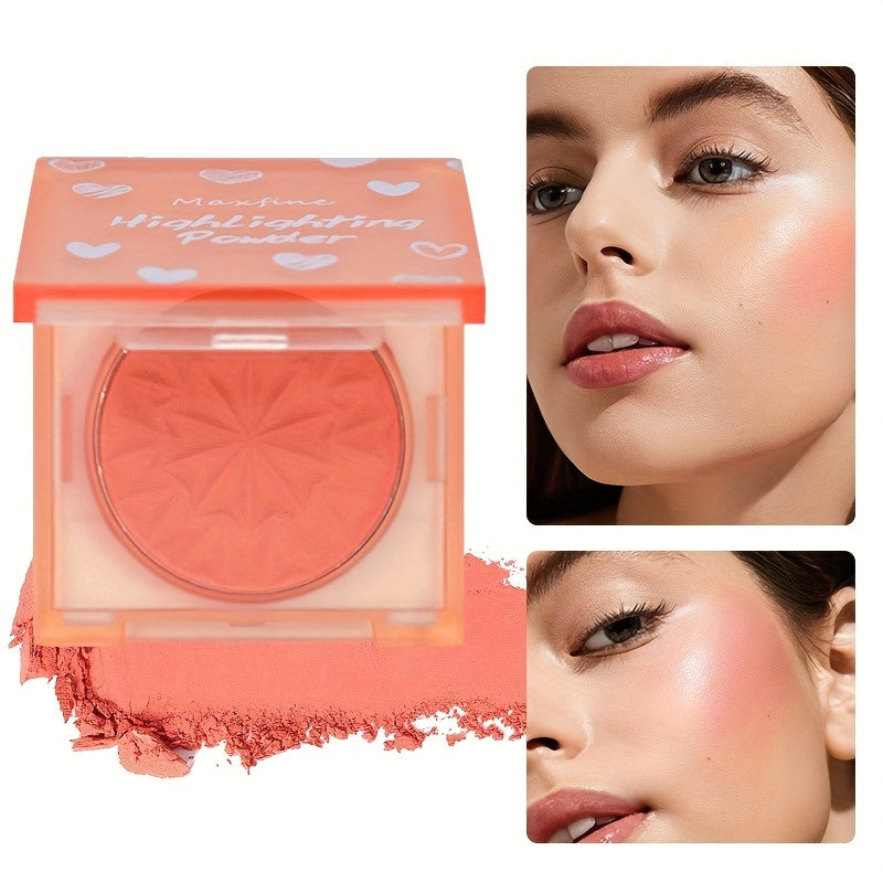 Blush Powder Highlighter Shimmer Pearly Blush Cheek Tint 6 Colors