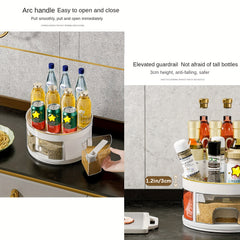 Rotary Seasoning Box Kitchen Storage Soy Sauce Bottle