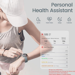 Women's Smartwatch with Wireless Calling and Menstrual Cycle Tracker
