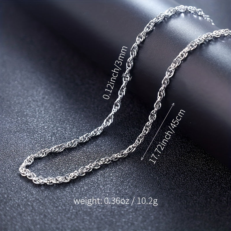 S925 Men's Hip Hop Sterling Silver Necklace Chain Variety