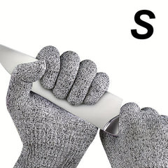 2pcs Cut Resistant Gloves Durable Safety Protection Enhanced Grip