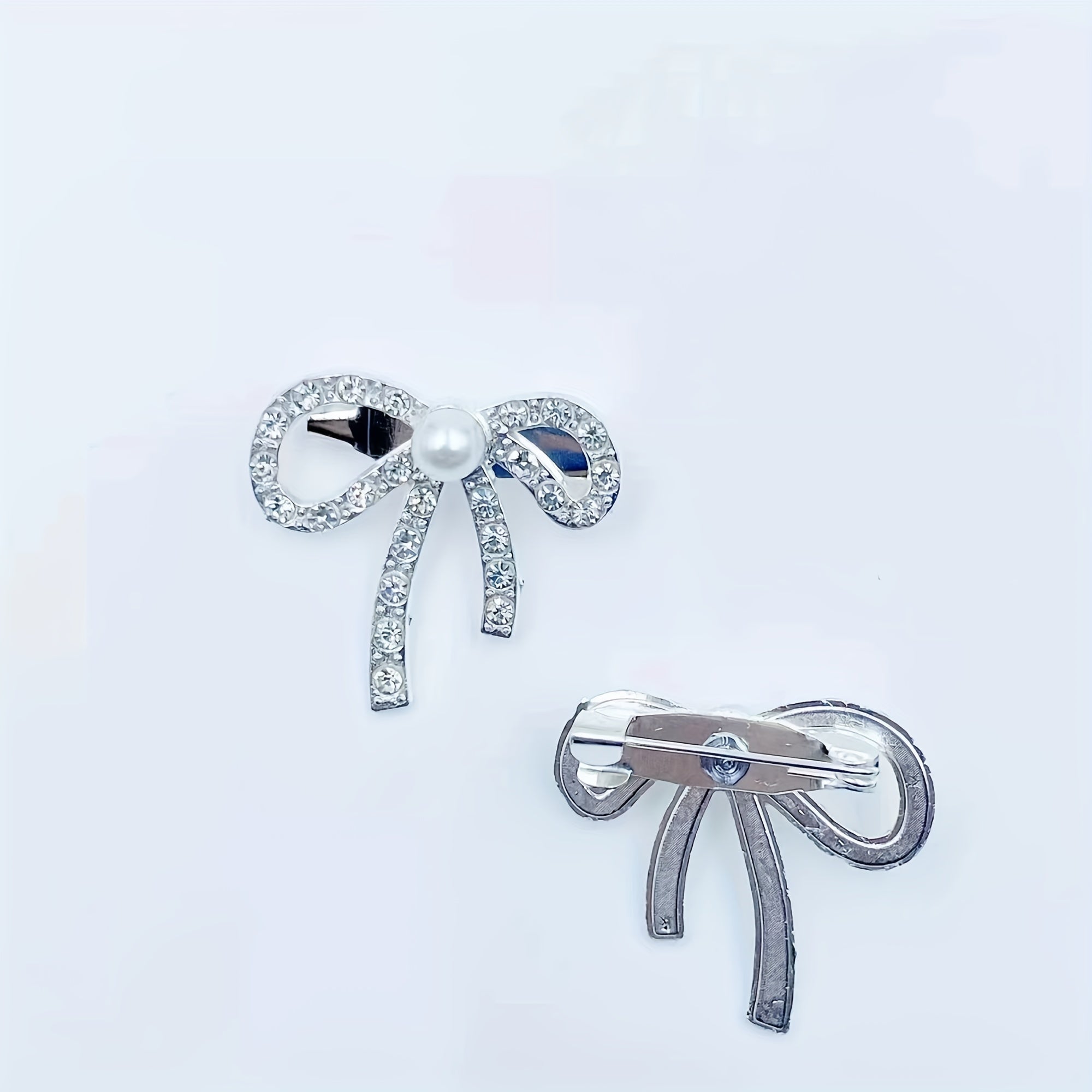 2pcs Butterfly Brooch Accessory Small Incense Wind Diamond Pin DIY Men