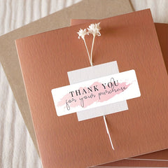 120 Thank You Stickers Self Adhesive Labels Gift Sealing Stickers Packaging