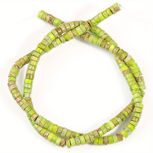 Flat Round Stone Beads For Jewelry Making DIY Bracelet