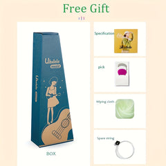 58 42cm Transparent Ukulele Musical Instrument
