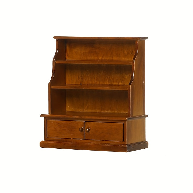 Mini Dollhouse Furniture Storage Cabinet for Study Living Room Display