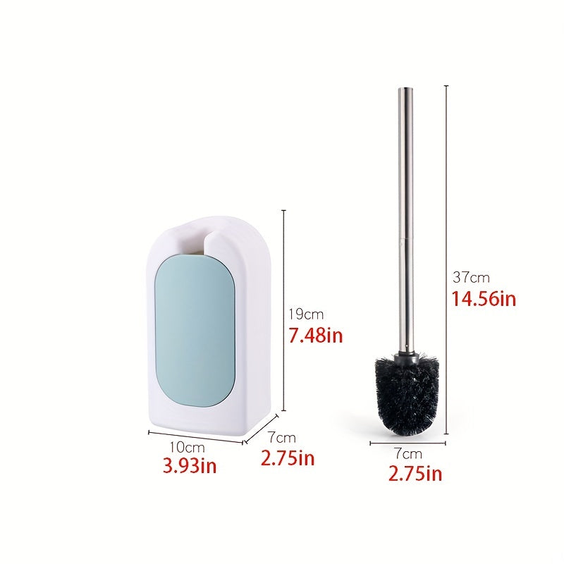 Toilet Brush With Holder Wall Mounted - Bathroom Toilet Bowl Cleaning Brush