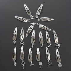 6PCS Creative Hair Clip Set Halloween Theme Non Slip Hair Accessories