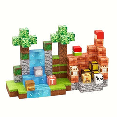 150Pcs Magnetic Building Block Toy Set Creative Stacking Blocks